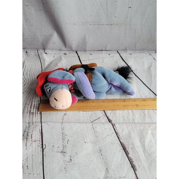 Disney Eeyore Cowboy Beanie Plush Stuffed Animal - Picture 9 of 9